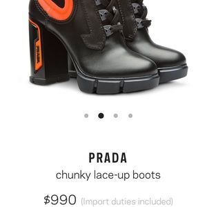 Prada Boots 2018 Collection (chunky)